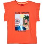 Orange s.Oliver Kinder-Print-Shirts 