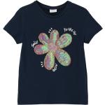 Dunkelviolette s.Oliver Kinder-T-Shirts aus Jersey für Mädchen Größe 140 