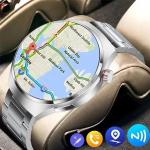 Sportliche Smartwatches mit GPS mit Pulsmesser für Herren zum Sport 