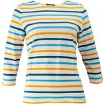 Blaue 3/4-ärmelige Saint James Damenringelshirts & Damenstreifenshirts aus Baumwolle Größe S 