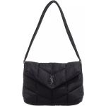 Schwarze Saint Laurent Paris Hobo Bags aus Nylon für Damen 