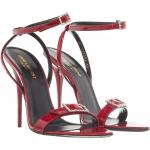 Saint Laurent Sandalen - Claude Sandals In Patent Leather - Gr. 41 (EU) - in Rot - für Damen
