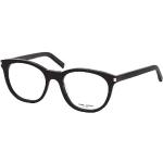 Schwarze Saint Laurent Paris SL Runde Damenbrillen aus Kunststoff 