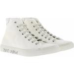 Weiße Vintage Saint Laurent Paris Hohe Sneaker aus Gummi für Damen Größe 36 