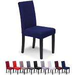 Marineblaue Moderne Stuhlhussen aus Elastan maschinenwaschbar 