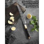 Silberne Sushi Messer aus Holz 