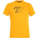 Reduzierte Gelbe Kurzärmelige Salewa T-Shirts für Herren Größe L 