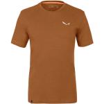Reduzierte Orange Salewa T-Shirts Orangen für Herren Größe M 