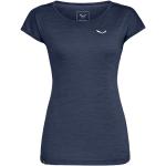 Reduzierte Blaue Salewa T-Shirts aus Polyester für Damen Größe XS 