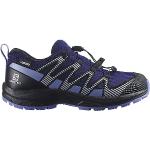 Reduzierte Blaue Salomon XA Trailrunning Schuhe aus Leder wasserdicht Größe 31 