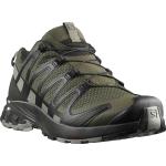 Grüne Salomon XA Pro 3D Trailrunning Schuhe Schnürung mit Schnellschnürung rutschfest für Herren Größe 44,5 