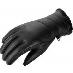 Schwarze Salomon Native Handschuhe Größe 10 