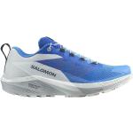 Reduzierte Blaue Salomon Sense Ride 3 Trailrunning Schuhe mit Schnellschnürung für Herren Größe 44,5 