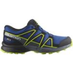Reduzierte Blaue Salomon Speedcross Trailrunning Schuhe mit Schnellschnürung für Kinder Größe 32 