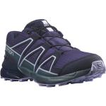 Reduzierte Blaue Salomon Speedcross Trailrunning Schuhe Lavendel mit Schnellschnürung für Kinder Größe 31 