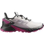 Bunte Salomon Supercross Gore Tex Trailrunning Schuhe mit Schnellschnürung wasserdicht für Damen Größe 43,5 