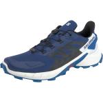Blaue Salomon Trailrunning Schuhe für Herren Größe 45 