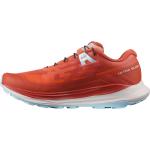 Rote Salomon Ultra Glide Trailrunning Schuhe Orangen aus Gummi atmungsaktiv für Damen Größe 39,5 