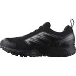 Schwarze Salomon Trailrunning Schuhe aus Gummi atmungsaktiv für Herren Größe 44,5 