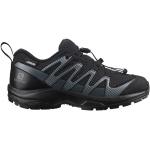 Schwarze Salomon XA Trailrunning Schuhe mit Schnellschnürung wasserdicht für Kinder Größe 31 
