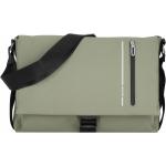Olivgrüne Business Samsonite Messenger Bags mit Laptopfach 