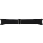 Schwarze Sportliche SAMSUNG Galaxy Watch6 Uhrenarmbänder Faltschließe aus Kunstleder mit Armband 