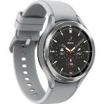 Silberne Klassische SAMSUNG Galaxy Watch4 Armbanduhren 
