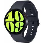 Graue 5 Bar wasserdichte SAMSUNG Galaxy Watch6 Armbanduhren aus Glas mit Super-AMOLED-Zifferblatt mit GPS mit Pulsmesser zum Sport 
