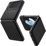 Schwarze Samsung Galaxy Z Flip Hüllen Art: Hard Case aus Kunststoff stoßfest 