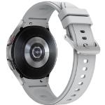 Silberne Klassische SAMSUNG Galaxy Watch4 Armbanduhren aus Edelstahl mit Touchscreen-Zifferblatt mit Pulsmesser zum Sport 