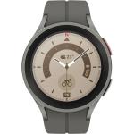 Sportliche 5 Bar wasserdichte SAMSUNG Galaxy Watch5 Pro Armbanduhren aus Titan mit Tag-und-Nacht-Zifferblatt mit Pulsmesser mit Saphirglas-Uhrenglas zum Fitnesstraining 