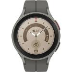 5 Bar wasserdichte SAMSUNG Galaxy Watch5 Pro Armbanduhren aus Titan mit Tag-und-Nacht-Zifferblatt mit Pulsmesser mit Saphirglas-Uhrenglas 