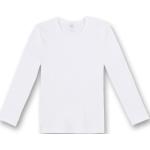 Weiße Langärmelige Sanetta Kinderfeinrippunterhemden aus Baumwolle maschinenwaschbar für Jungen Größe 164 