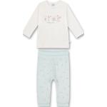 Offwhite Print Sanetta Bio Kinderpyjamas & Kinderschlafanzüge aus Baumwolle maschinenwaschbar für Mädchen 