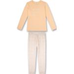 Hellorange Sanetta Kinderpyjamas & Kinderschlafanzüge aus Baumwolle für Mädchen Größe 176 2 Teile 