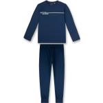 Dunkelblaue Sanetta Kinderpyjamas & Kinderschlafanzüge aus Jersey für Jungen Größe 164 2 Teile 