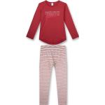 Rote Sanetta Kinderpyjamas & Kinderschlafanzüge aus Jersey für Mädchen Größe 164 2 Teile 