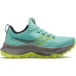 Blaue Saucony Endorphin Trailrunning Schuhe mit Perlen aus Kunststoff für Damen Größe 40,5 