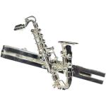 Saxofon Krawattennadel Krawattenhalter Miniblings Sax Saxophon Musik silber +Box