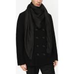 Schwarze Dolce & Gabbana Herrenschals aus Wolle Einheitsgröße 
