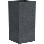 Scheurich Pflanzgefäß C-Cube 28 cm x 28 cm Stony Black