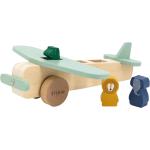 Trixie Baby Babyspielzeug Flugzeuge aus Holz für 12 bis 24 Monate 