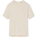 Cremefarbene Kurzärmelige Schiesser Bio Kurzarm Unterhemden aus Jersey für Damen Größe S 