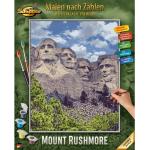 Reduziertes Schipper Malen nach Zahlen Mount Rushmore 