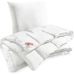 Weiße Karierte Schlaf-Gut Bettdecken aus Baumwolle trocknergeeignet 135x200 cm 