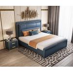 Blaue Moderne Betten aus Holz 180x200 cm 