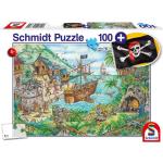 100 Teile Piraten & Piratenschiff Kinderpuzzles 