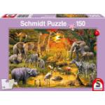 150 Teile Puzzles Tiere 