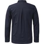 Marineblaue Klassische Langärmelige Schöffel Langarmhemden aus Baumwolle maschinenwaschbar für Herren Größe M 