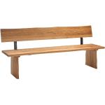 Braune Schösswender Sitzbänke aus Holz 